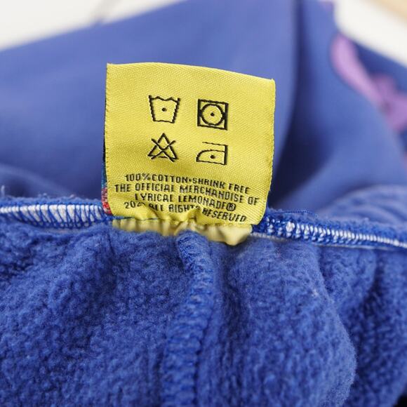 Lyrical Lemonade Blue Heavyweight 100% Cotton Sweatpants Mens Sz L - Picture 12 of 13